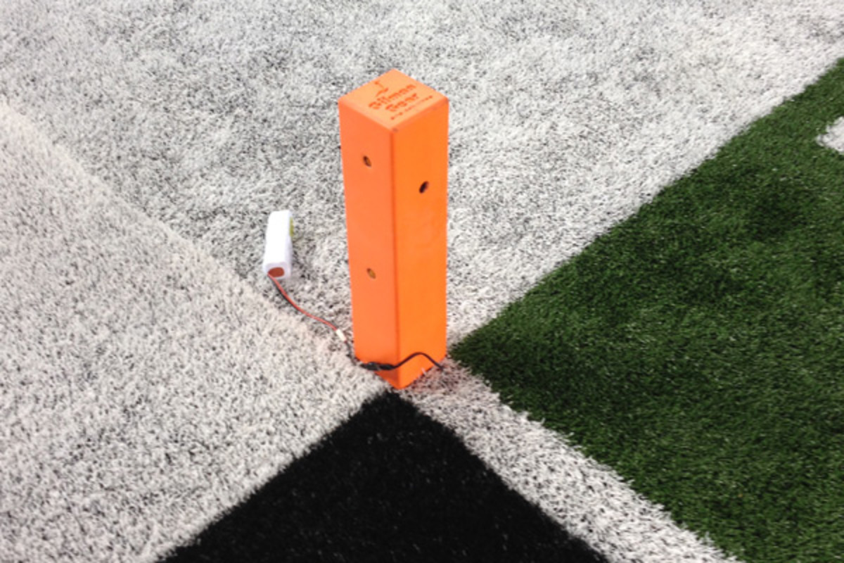 college football playoff national championship pylon camera