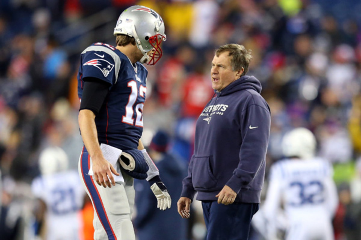 tom brady bill belichick new england patriots super bowl xlix deflategate