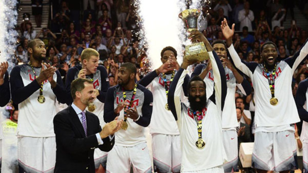 team usa men's basketbal fiba world cup 2014 gold medal