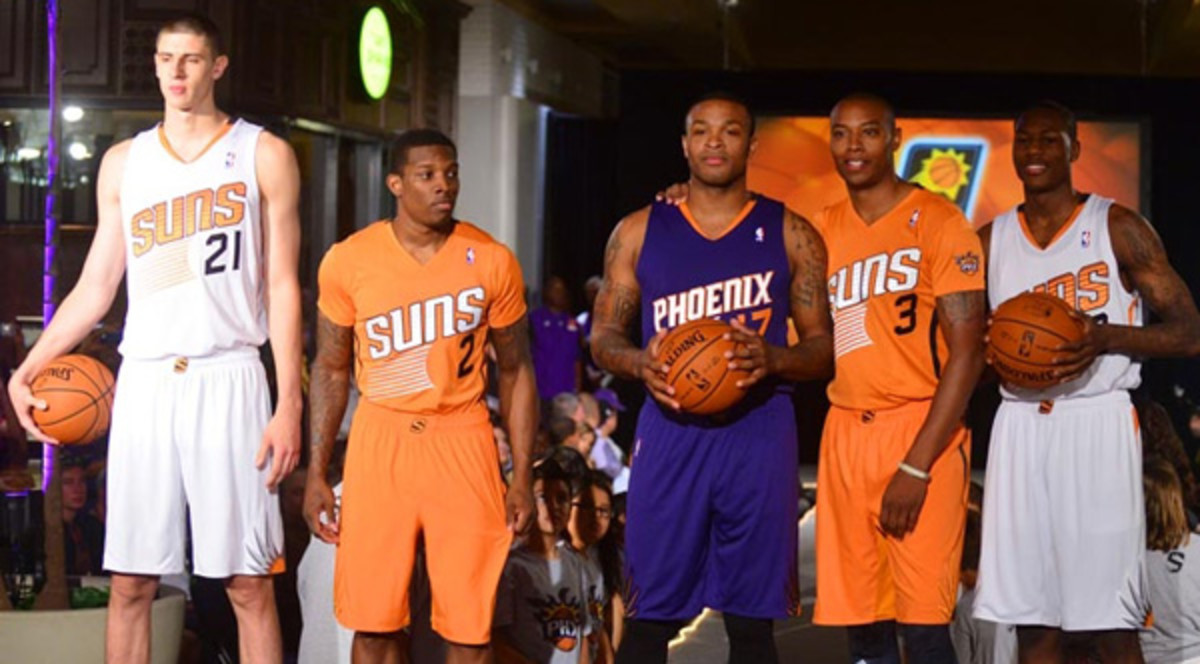 Phoenix Suns Unveil New Uniforms For 2013-14 NBA Season