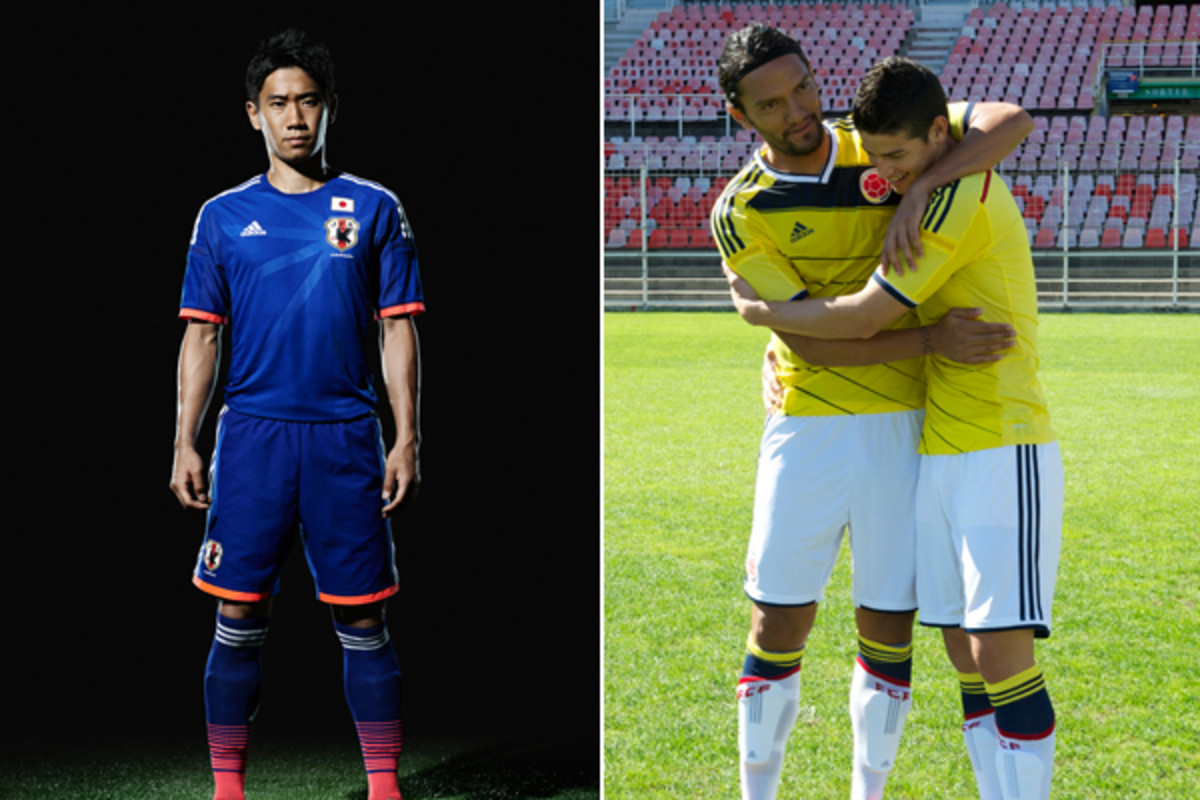 japan colombia world cup uniforms