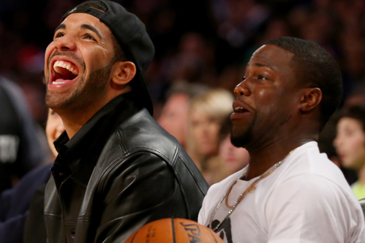 nba all-star game 2014 drake kevin hart