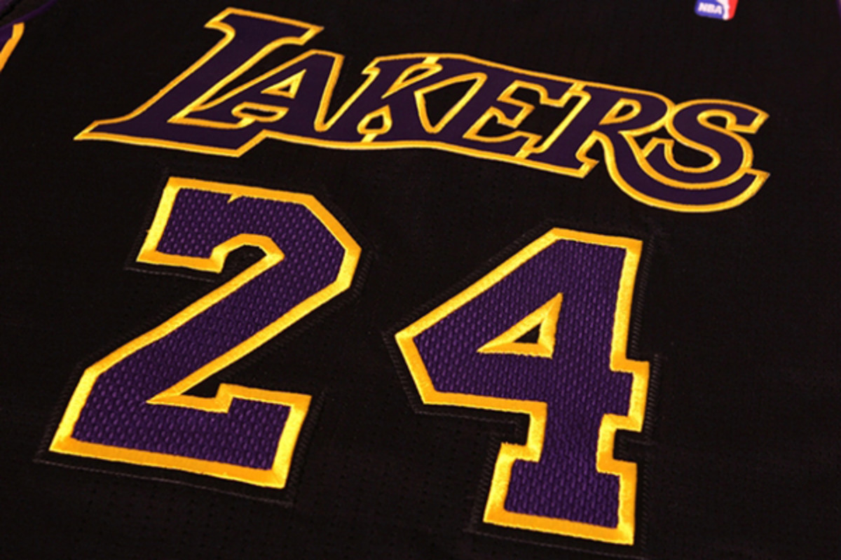 womens black lakers jersey