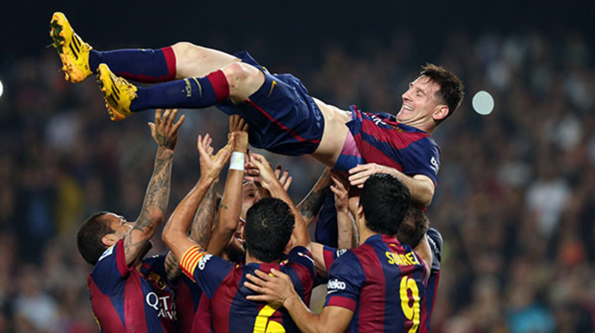 lionel messi la liga goals record