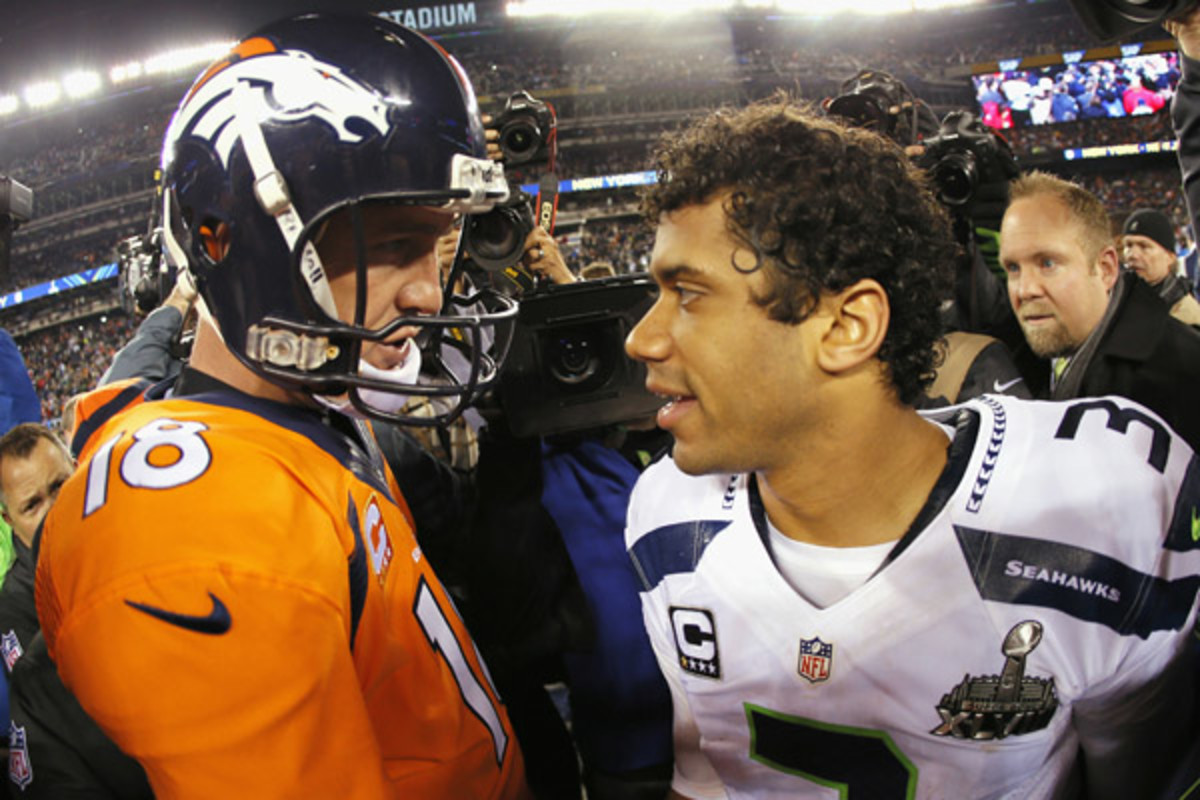 seattle seahawks super bowl xlviii russell wilson denver broncos peyton manning