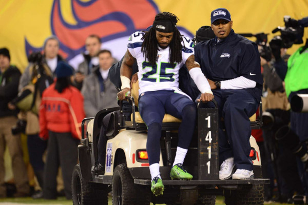 seattle seahawks super bowl xlviii richard sherman injury