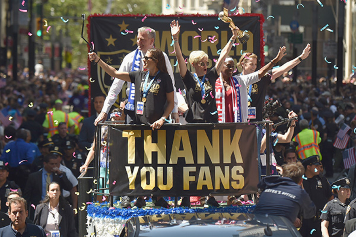 women's world cup ticker-tape parade