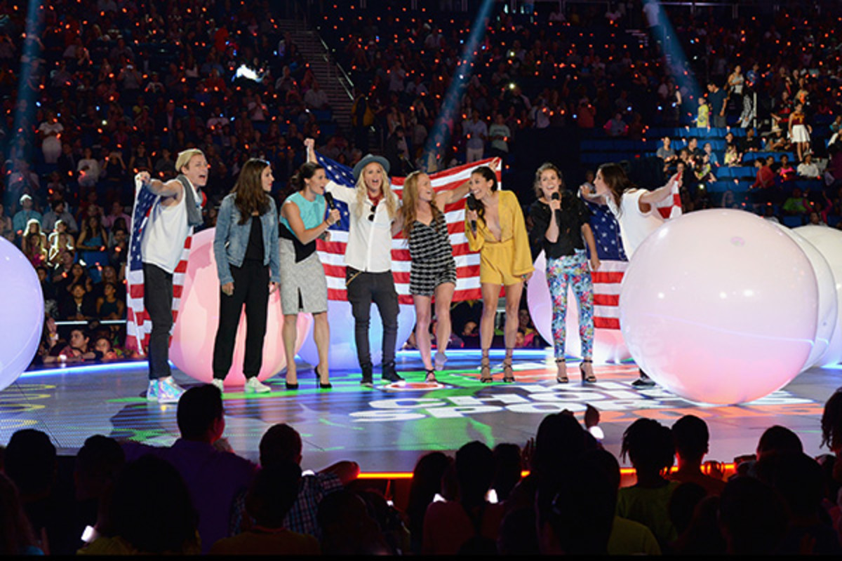 nickelodeon kids choice sports awards 2015 uswnt