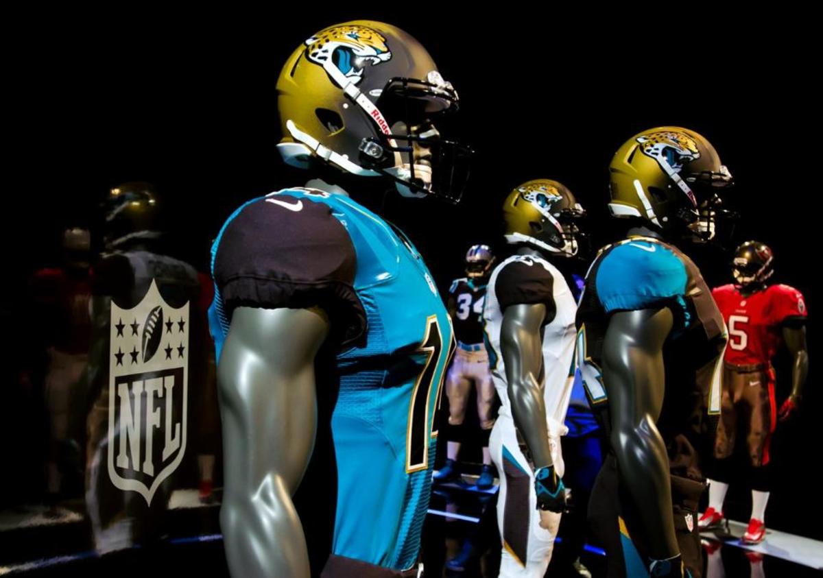 jacksonville jaguars new uniforms