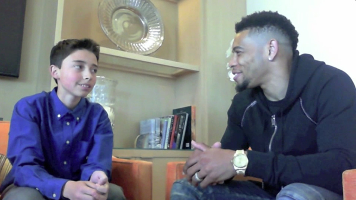 joe haden cleveland browns kid reporter interview