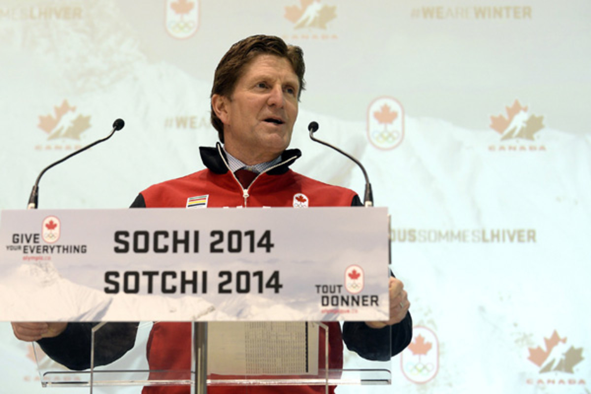 mike babcock canada men's hockey 2014 olympics