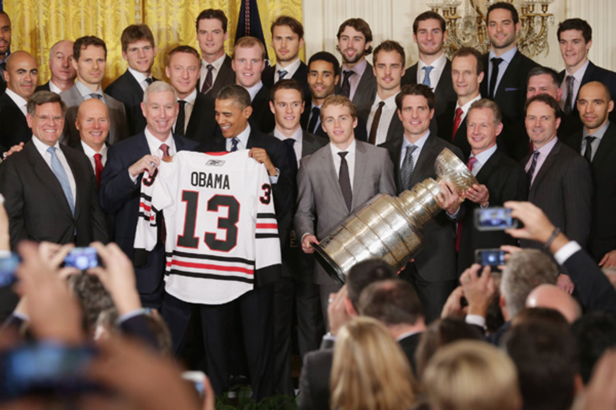 chicago blackhawks obama white house