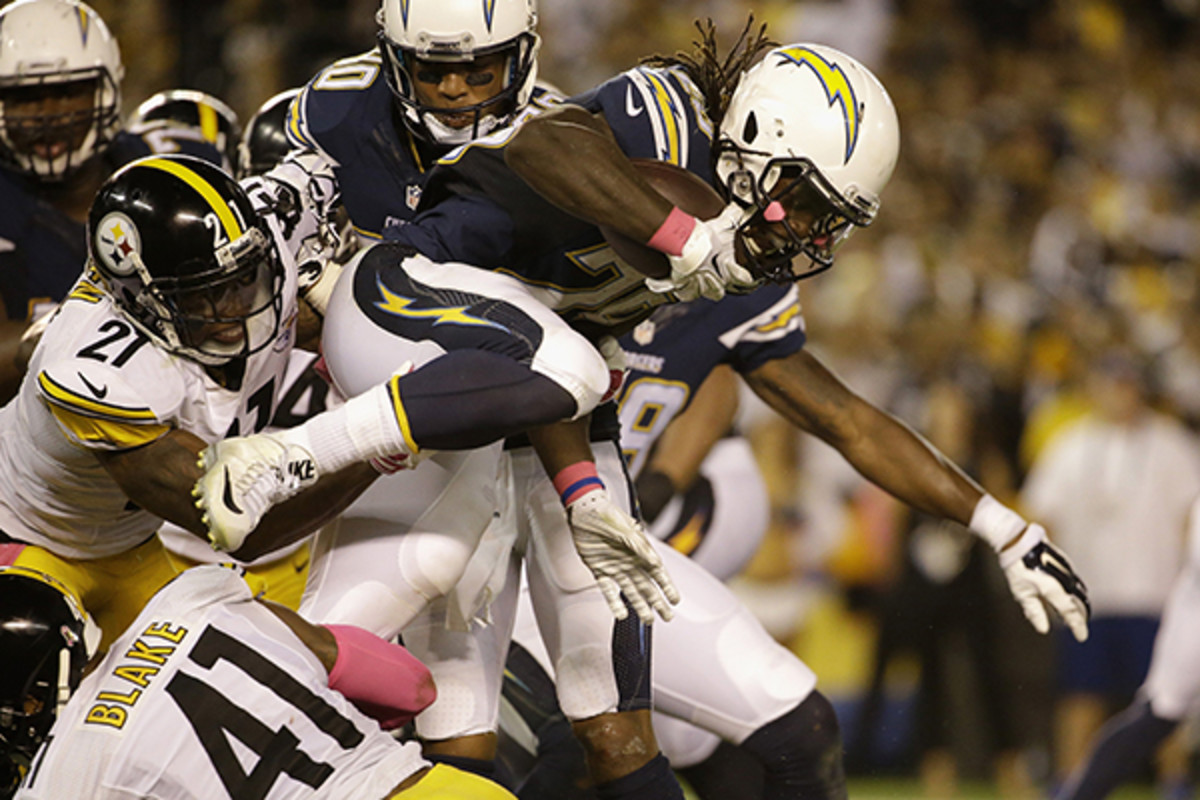 fantasy football 2015 week 6 risers sliders melvin gordon