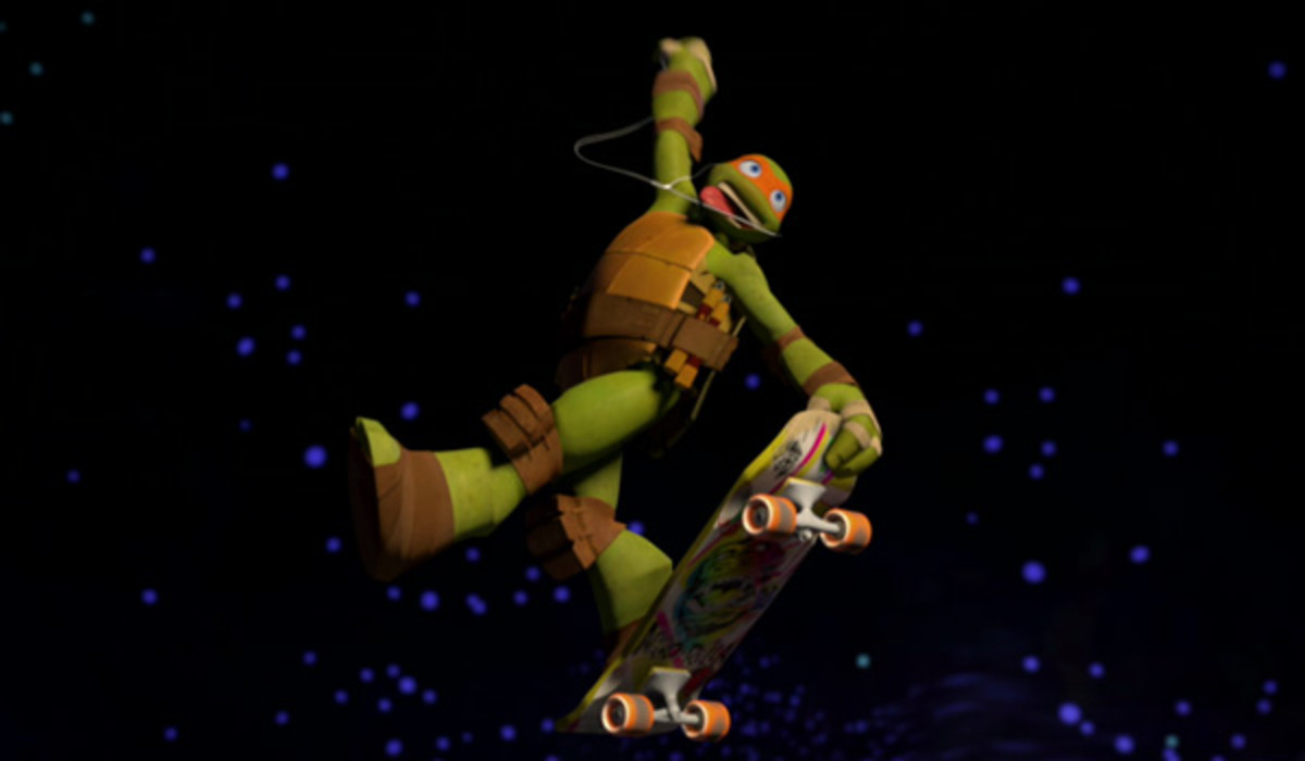 teenage mutant ninja turtles skateboarding