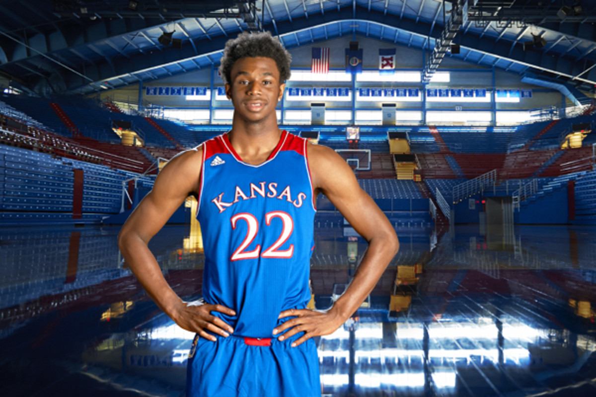 andrew wiggins jayhawks jersey