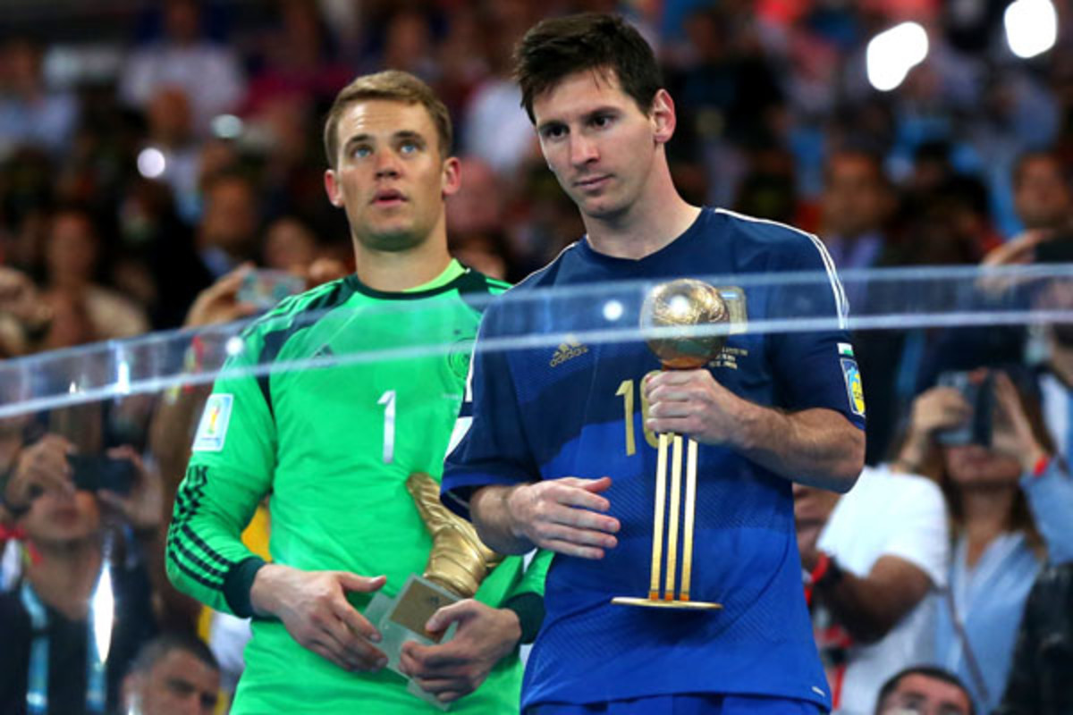 2014 world cup messi argentina golden ball