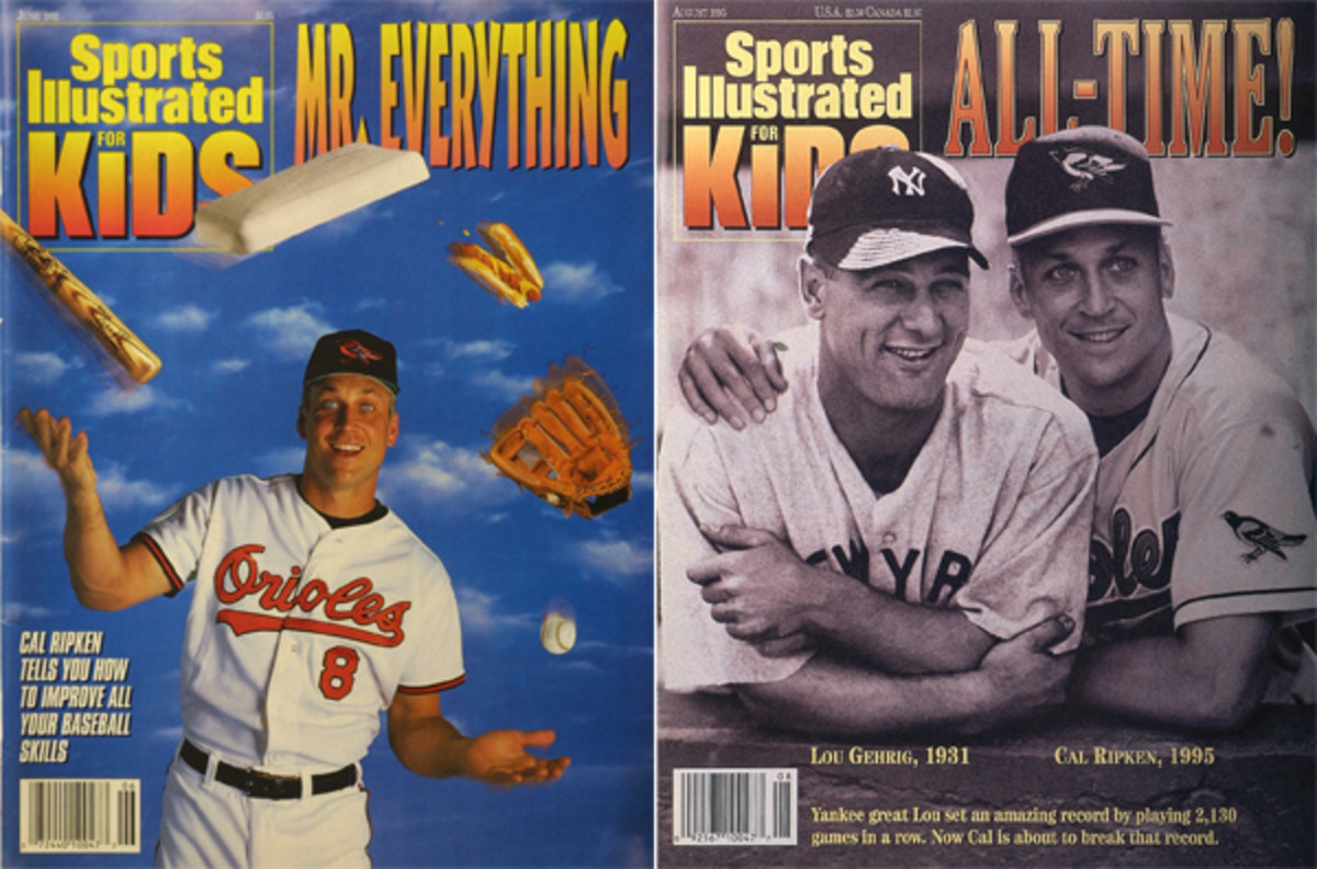 cal ripken jr sports illustrated kids covers