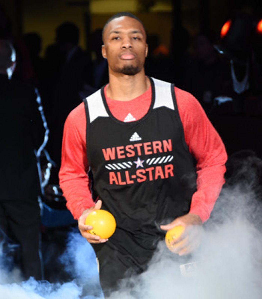 damian lillard portland trail blazers all-star game