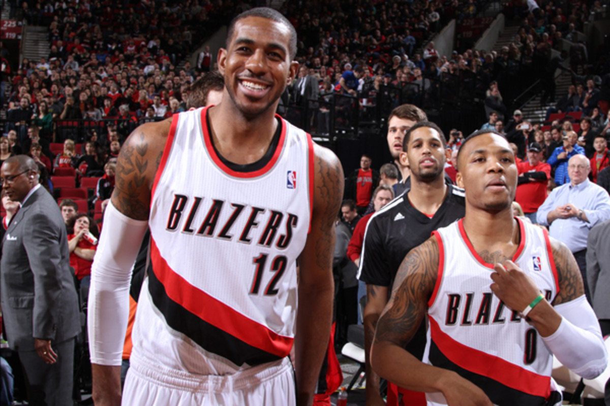 damian lillard lamarcus aldridge portland trail blazers