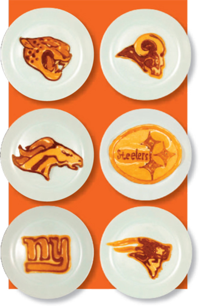 nfl logo pancake art