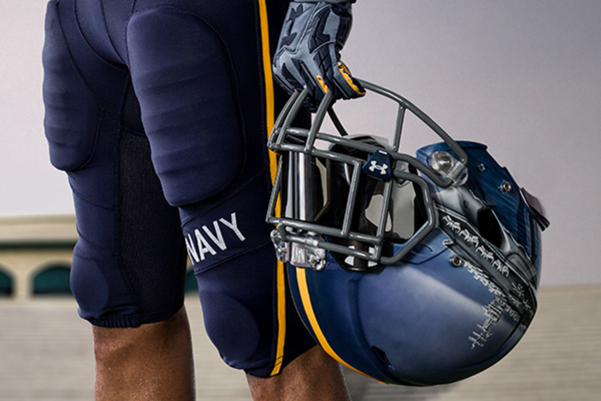 navy midshipmen under armour fleet helmets