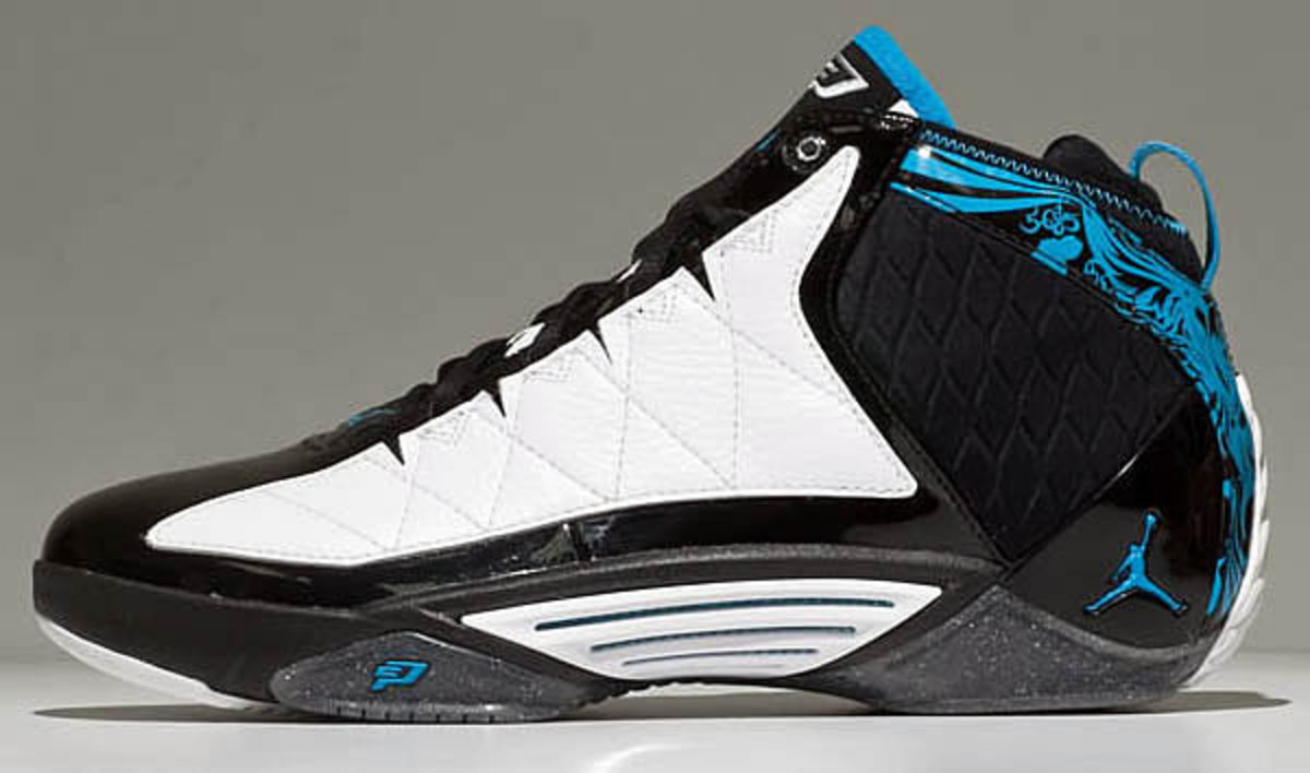 The Jordan CP3 II, in blue/white/black