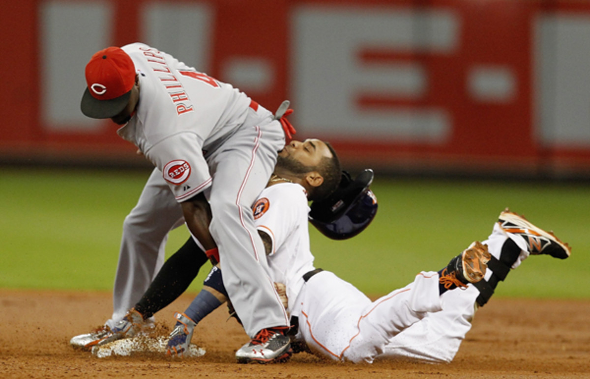 jonathan villar houston astros slide