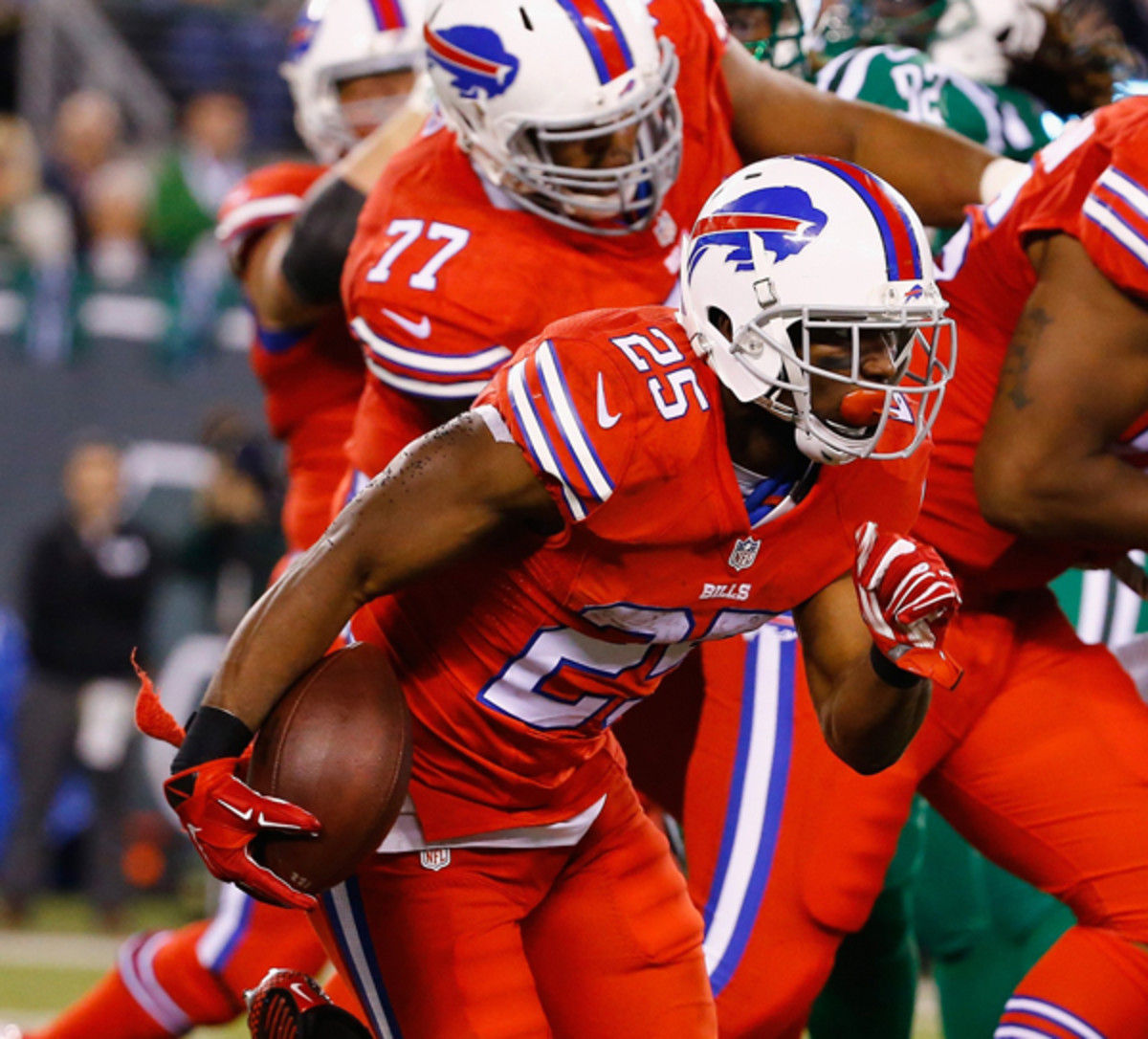 fantasy football 2015 week 11 risers sliders lesean mccoy