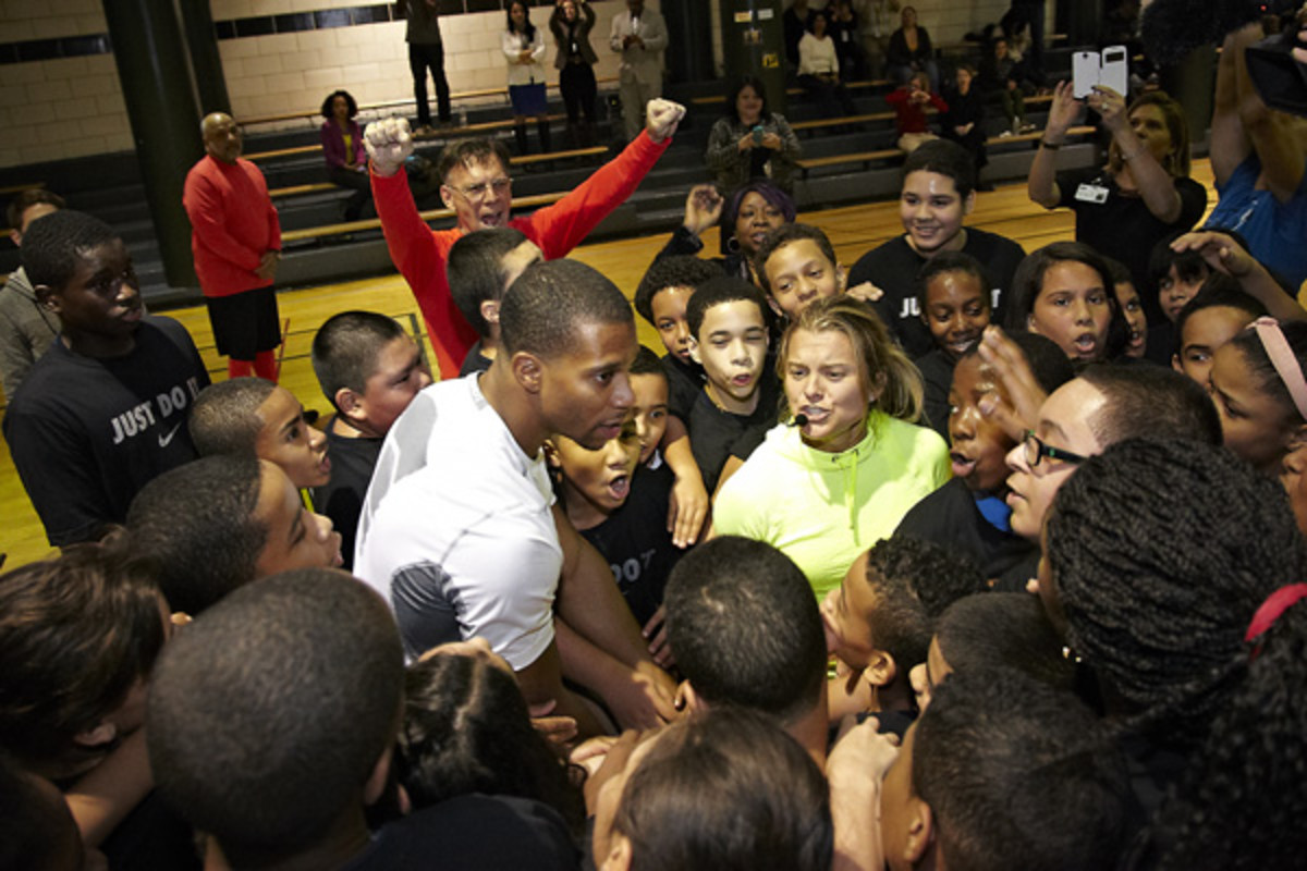 victor cruz nyc public schools nike