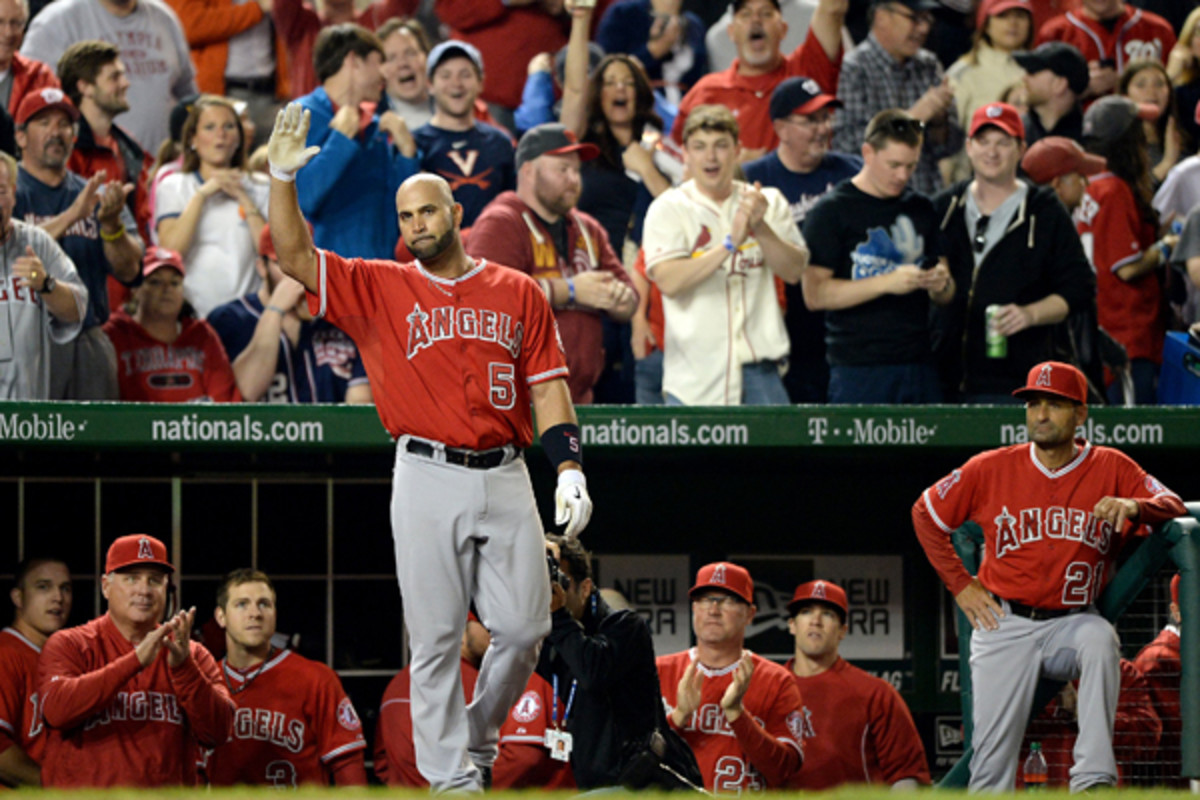 albert pujols 500 home runs los angeles angels