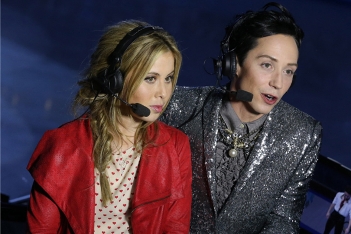 tara lipinski johnny weir sochi 2014 winter olympics