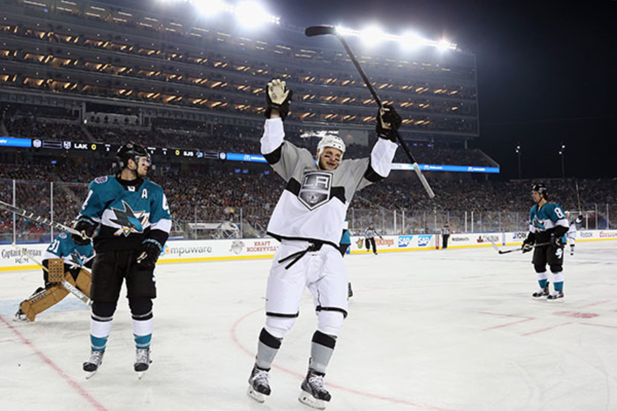 stadium series 2015 san jose sharks los angeles kings