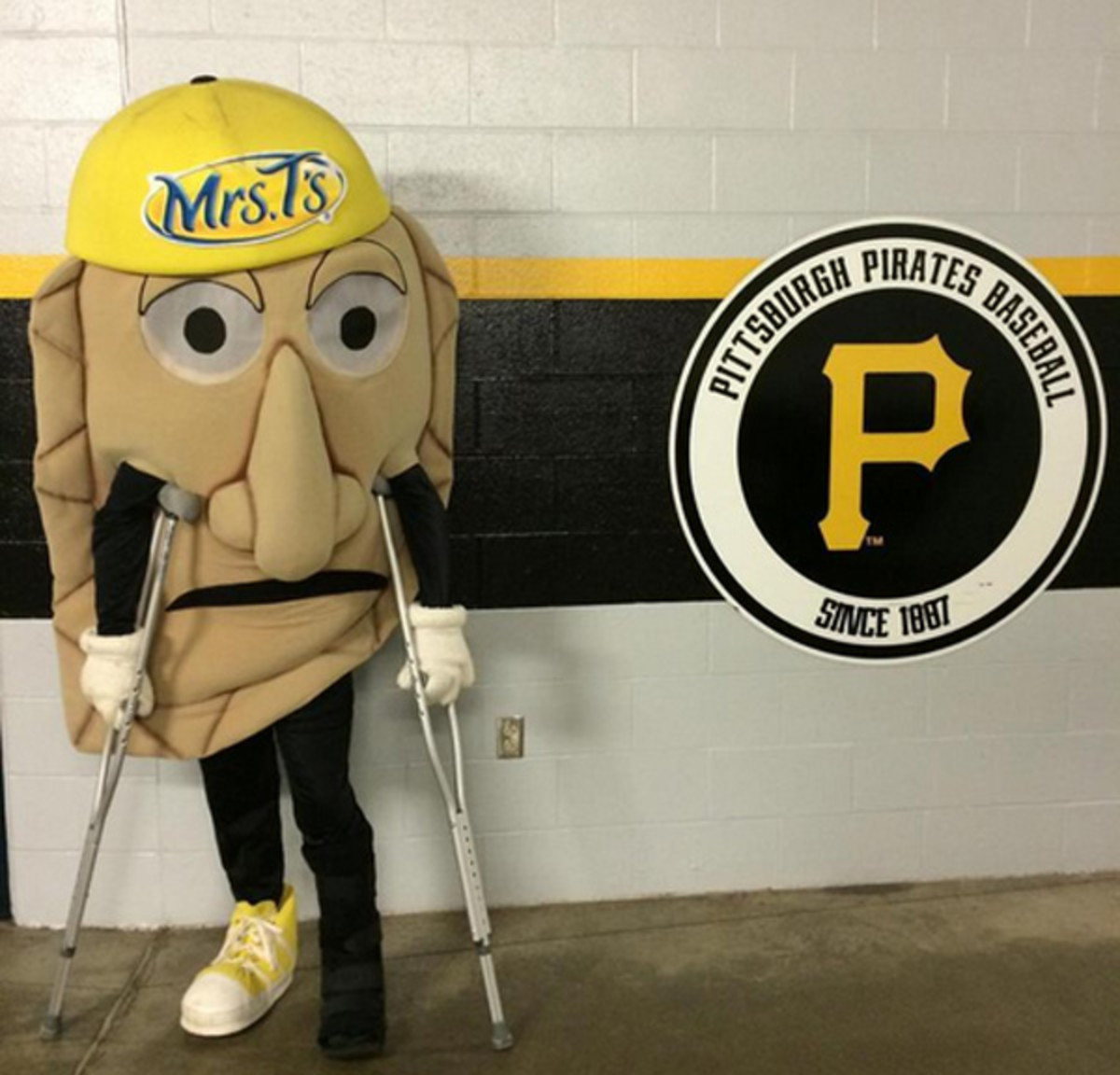 Pirates Racing Pierogi Out with Broken Foot - SI Kids: Sports News for  Kids, Kids Games and More