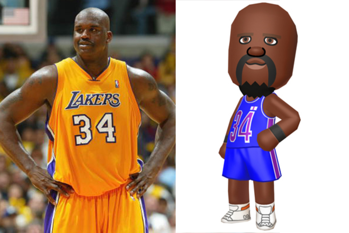 shaq mii nintendo tomodachi life shaquille o'neal